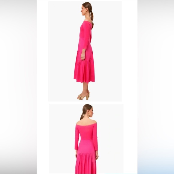 Tuckernuck × Cameran Eubanks Wimberly Camilla Pink Marissa Midi Dress M NWT - Picture 3 of 4